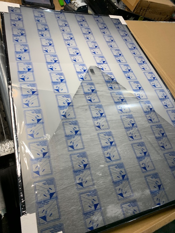 Photo 1 of (broken, bent, functional) Americanflat**** 2FT X 3FT***  Poster Frame with Polished Plexiglass -  Frame with Mat or Display 28x40 Photo Without Mat - Hudson Collection - Wide Picture Frames for Wall Display - Black