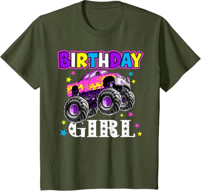 View 1 of *****STOCK PHPTP FOR REFERENCE ONLY*****
1072237470
Monster Truck Party I'm The Birthday Girl T-Shirt 4T