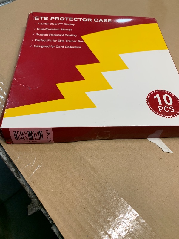 Photo 1 of ?10 Pcs? PKMN ETB-Protector Case, Elite Trainer Box Protector, ETB-Box Plastic Display Case-Compatible with Elite Trainer Boxes, Scratch-Resistant Material