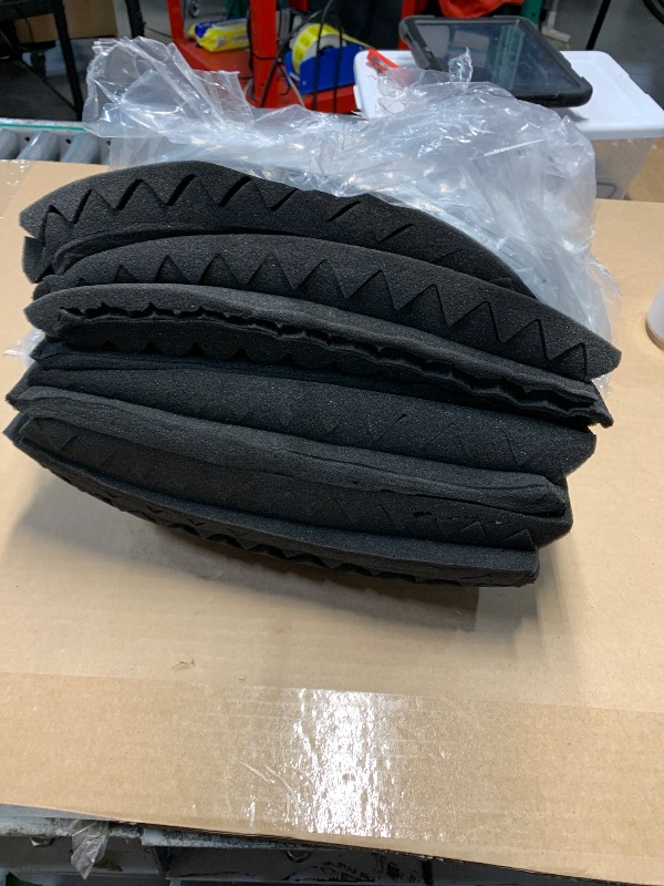 Photo 1 of *****STOCK PHOTO FOR REFERENCE****36 Pack AUSLET Acoustic Panels 12 x 12 x 2 Inches, Pyramid Sound Proof Foam Panels for Wall, High Density Black Acoustic Foam Panels, Soundproof Wall Panels