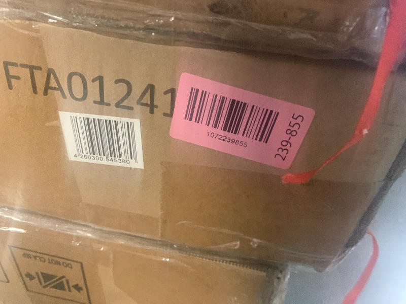 Photo 1 of ***FACTORY SEALED***Tahoe Outdoor Patio Powder-Coated Aluminum Rectangular Dining Table in Gray Large 83 in. Patio Table with Umbrella Hole
