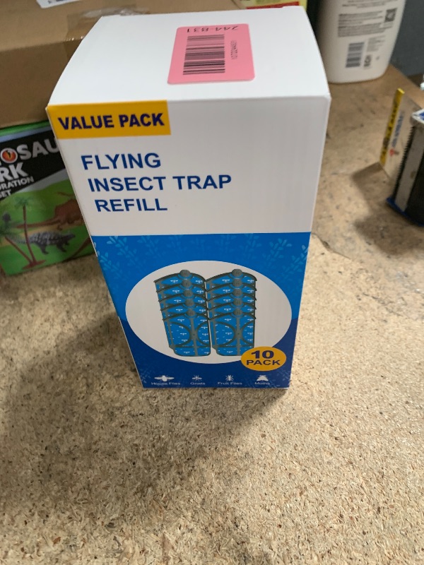 Photo 1 of 10 Pack Flying Trap Refills Compatible with zzevo Flying Insect Trap Refill, Insect Replacement Kit for M364 M364A and Max Fully Compatible Size (10 Pcs Refill)