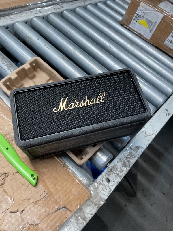 Photo 1 of ***MISSING PARTS***
Marshall Middleton II Bluetooth Speaker - Black & Brass