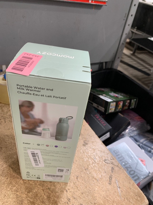 Photo 1 of (factory sealed) Momcozy Portable Bottle Warmer for Travel – Dual Heating Modes for Breast Milk & Water, Portable Milk Warmer with Fast Heating & Long Battery Life, 17 Ounces Large Capacity to Meet Your All-Day Needs