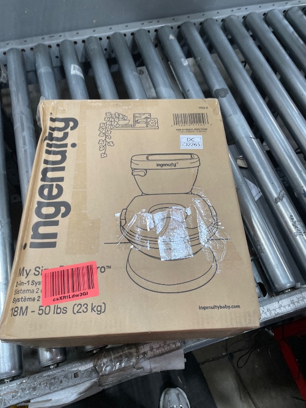 Photo 1 of ****PARTS ONLY **** Ingenuity My Size Potty Pro 2-in-1 Potty Training Toilet, Floor Potty with Removable Potty Seat for Standard Toilets, Realistic Flushing Sound, For Toddlers Ages 18+ months, Up to 50 lb