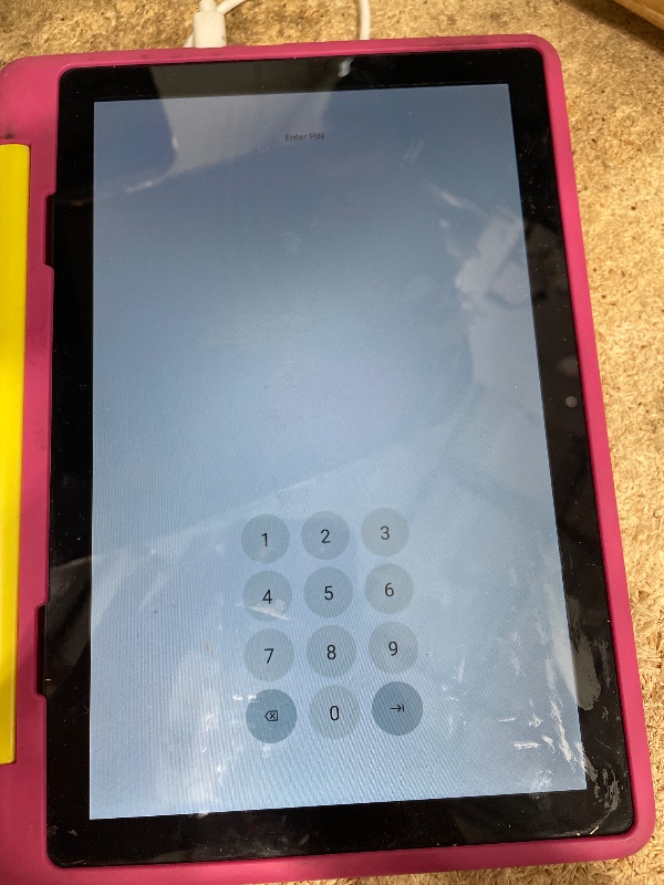 Photo 1 of ***LOCKED** 
Gleeso Kids Tablet,Android 16 Tablet with HD Display,10.1 inch,Parental Control & Kids Mode, GMS Certified,20GB RAM 64GB ROM,1TB Expandable, 5000mAh Battery, Dual Camera, Protective Case, Pink