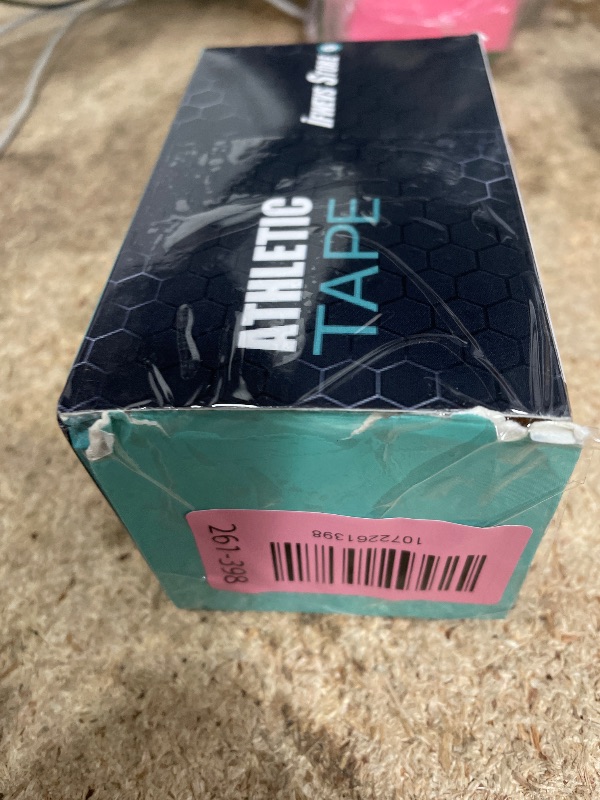 Photo 1 of (3 Pack) White Athletic Sports Tape, Very Strong Easy Tear No Sticky Residue Tape for Athlete & Sport Trainers & First Aid Injury Wrap,Suitable for Bats,Tennis,Gymnastics & Boxing?1.5in X 35ft?