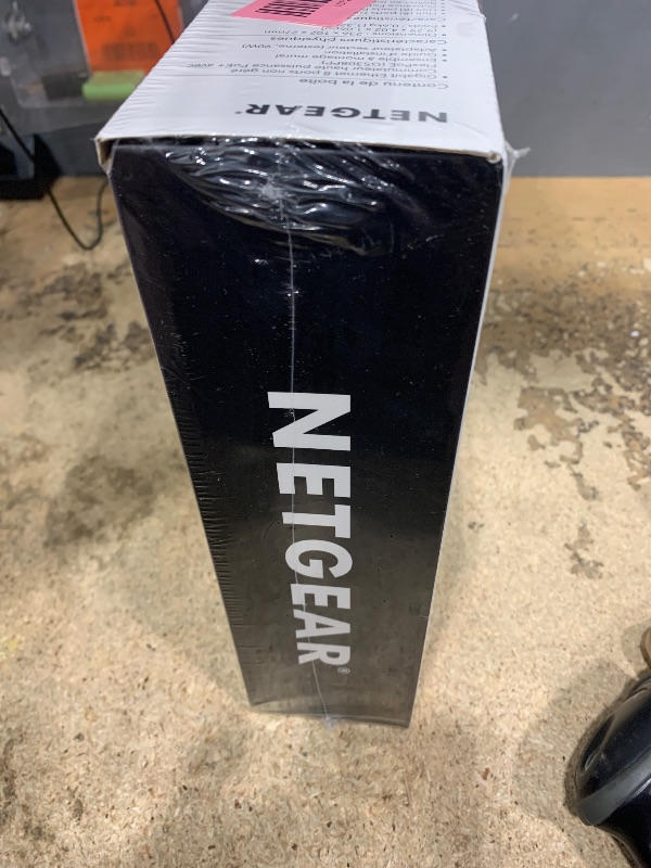 Photo 1 of **BRAND NEW SEALED IN BOX**
NETGEAR 8-Port PoE+ Gigabit Ethernet Unmanaged Essentials Switch (GS308PP) - with 8 x PoE+ @ 83W, Desktop or Wall Mount