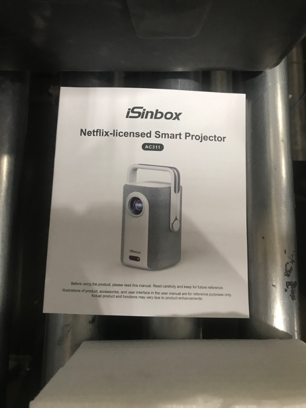 Photo 1 of [Short Throw/1200ANSI/Built in Apps] 4K Outdoor Projector with WiFi and Bluetooth, Auto Focus Projector with Dual-Mode Stand, Smart Portable Proyector with Netflix/YouTube/PrimeVideo & Dolby