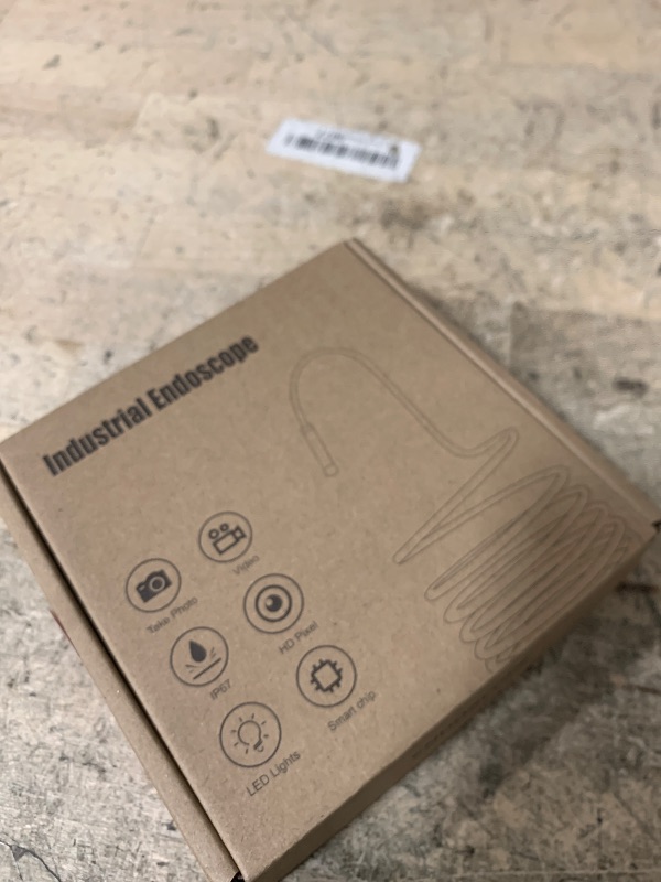 Photo 1 of [Dual-Lens] Endoscope Camera with Light, 1920P HD Borescope with 8+1 Adjustable LED Lights, IP67 Waterproof 16.5FT Semi-Rigid Snake Cord Inspection Camera for iPhone, iPad and Android Phone (Type C)