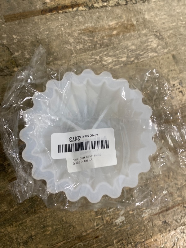 Photo 1 of ?2 Pcs Flower Bowl Resin Mold, Flower Tray Silicone Molds for Resin, Candle Vessel Silicone Mold, Epoxy Molds for DIY Jewelry Trinket Container Candle Holder Home Decoration