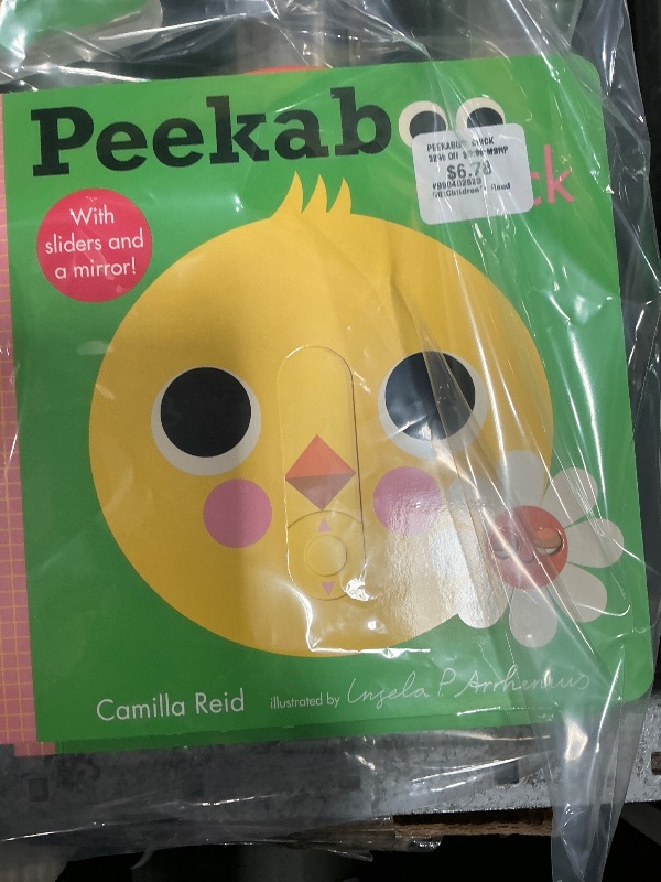 Photo 1 of  2 Peekaboo: Chick: (An Interactive Board Book for Babies & Toddlers with Mirror & Sliders to Push, Pull, or Turn. Cute Artwork Includes a Duck, Flowers, Umbrella, Deer, & More.) (Peekaboo You)