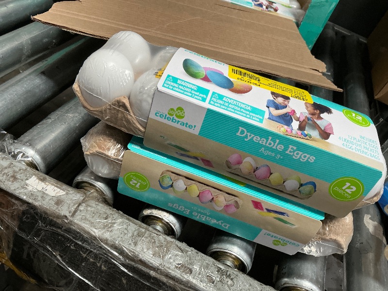 Photo 1 of  (2) 12 Plastic Decorating DIY Dyable Craft Eggs - No Cooking Required by Walmart
