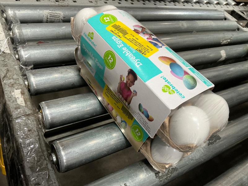 Photo 1 of  (12) 12 Plastic Decorating DIY Dyable Craft Eggs - No Cooking Required by Walmart

