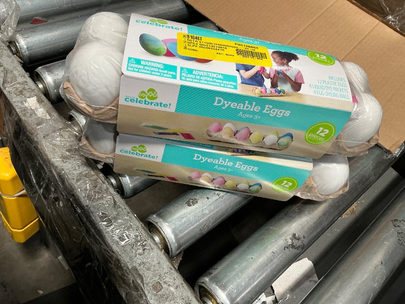 Photo 1 of  (2) 12 Plastic Decorating DIY Dyable Craft Eggs - No Cooking Required by Walmart
