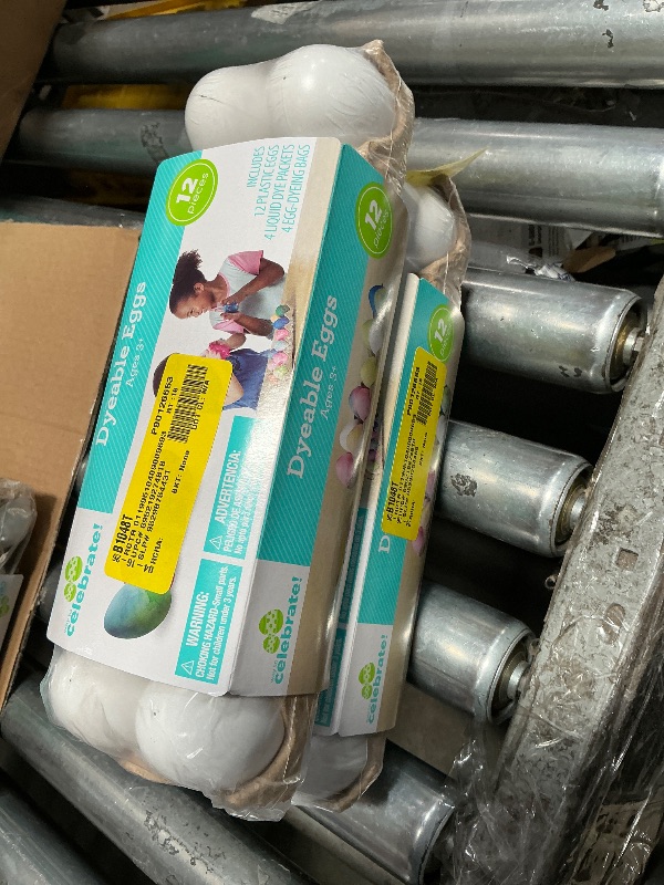 Photo 1 of  (21) 12 Plastic Decorating DIY Dyable Craft Eggs - No Cooking Required by Walmart
