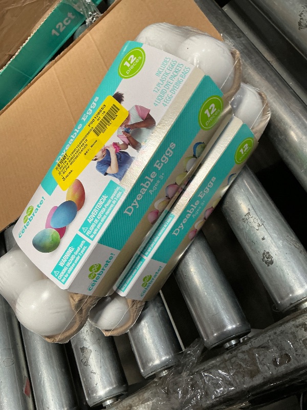Photo 1 of (2) 12 Plastic Decorating DIY Dyable Craft Eggs - No Cooking Required by Walmart