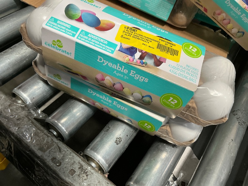 Photo 1 of  (2) 12 Plastic Decorating DIY Dyable Craft Eggs - No Cooking Required by Walmart

