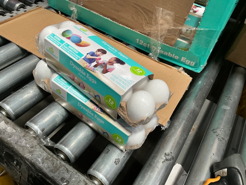 Photo 1 of  (2) 12 Plastic Decorating DIY Dyable Craft Eggs - No Cooking Required by Walmart
