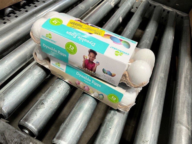 Photo 1 of  (2) 12 Plastic Decorating DIY Dyable Craft Eggs - No Cooking Required by Walmart
