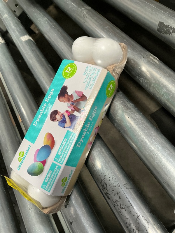 Photo 1 of  12 Plastic Decorating DIY Dyable Craft Eggs - No Cooking Required by Walmart
