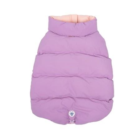 Photo 1 of (small) Oodles Purple Quilted Puffer Bubble Hem Fall Dog Jacket