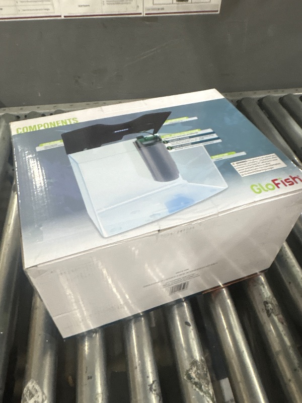 Photo 1 of ****PARTS ONLY **** GloFish Crescent aquarium Kit 3 Gallons, Includes Hidden Blue LED Light And Internal Filter