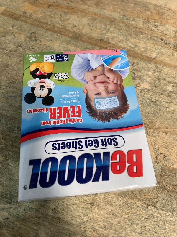 Photo 1 of **ONLY 2 SHEETS**BEKOOOL Soft Gel Sheets for Kids for Cooling Relief from Fever discomfort | 4 Count