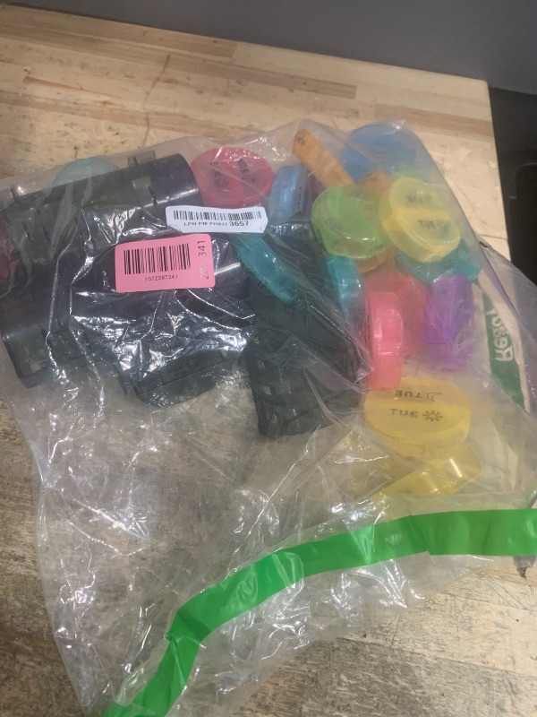 Photo 1 of ?Upgrade? Monthly Pill Organizer 2 Times A Day,One Month Box AM PM,Daily Cases Large 4 Week,Medication 28 Days Dispenser for Pills,Fish Oils, Vitamin,Supplement(Rainbow)…