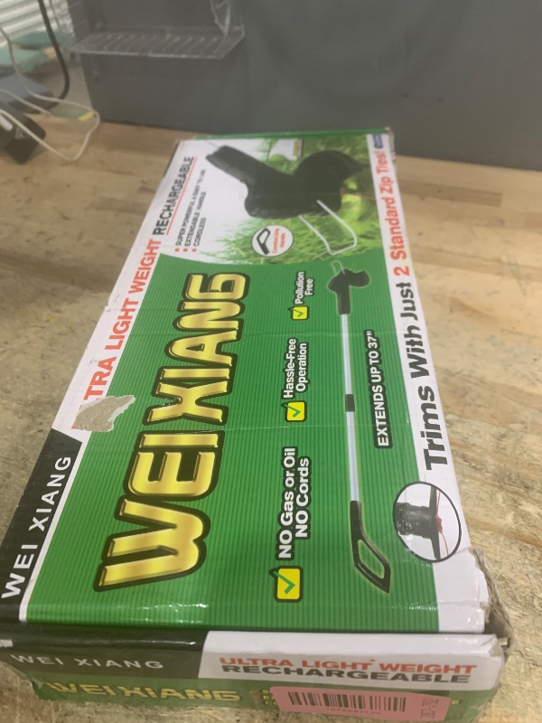 Photo 1 of ***USED DIRTY , PARTS ONLY *** Wacker Electric Grass Trimmer Handheld Garden Grass Trimmer Cordless Lawn Trimmer Cordless Electric Weed Eater for Garden Tool (2)