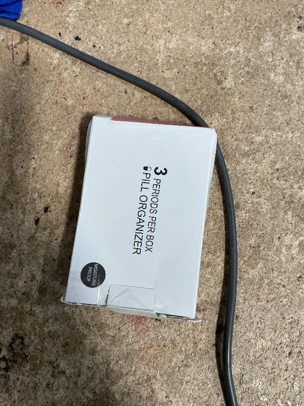 Photo 1 of 1 Pack 3 Compartment Small Pill Box, Moisture Proof Case, Travel Organizer for Pocket Purse, Daily Portable Medicine Vitamin Container, Fish Oil and Supplement Storage