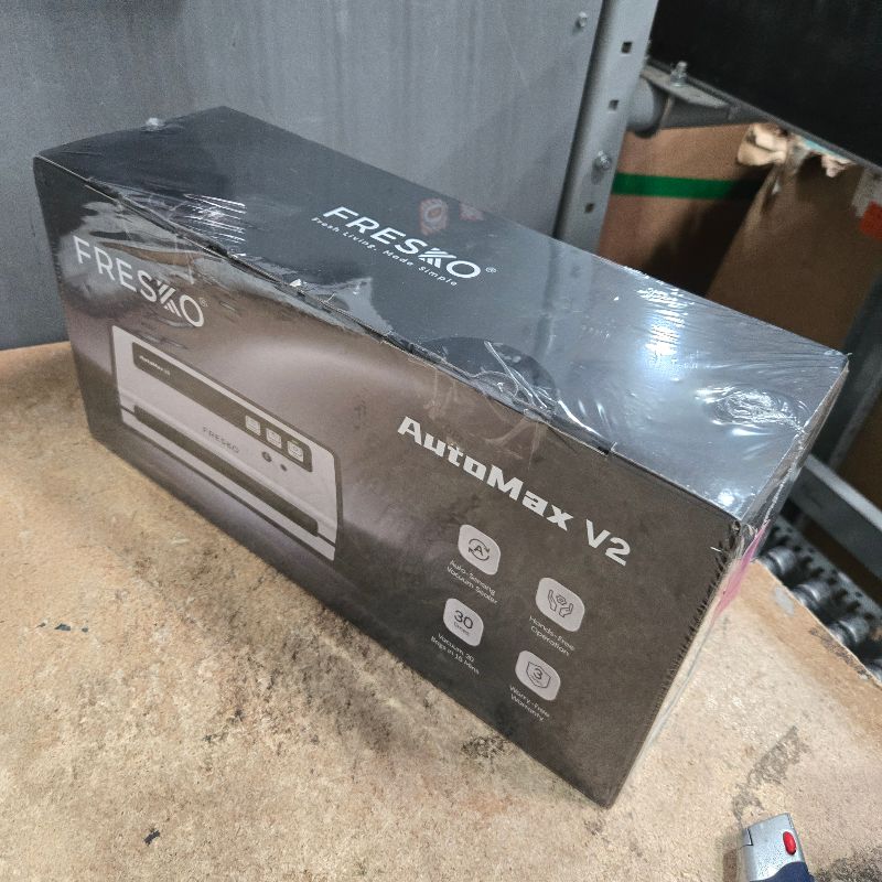 Photo 1 of **FACTORY SEALED** FRESKO Vacuum Sealer Machine with Automatic Bag Detection, 0.2-inch widened heating strip, Compact Food Sealer, Easy to Use, Starter Kit