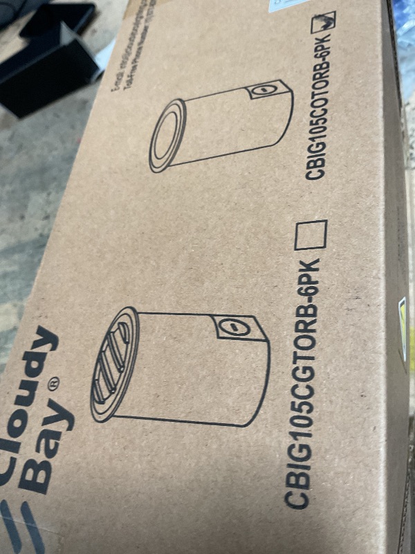 Photo 1 of [6 Pack] CLOUDY BAY 9W LED Landscape Well Lights,2700K/3000K/3500K/4000K/5000K Selectable,Low Voltage 12V/24V Ground Lighting,Waterproof Outdoor In Ground Lights for Uplights,Transformer Excluded
