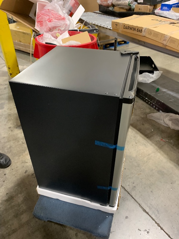 Photo 1 of Frigidaire Compact Fridge, 4.5 Cubic Feet, Stainless Steel