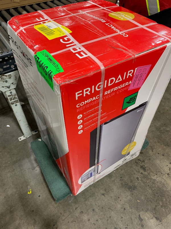 Photo 1 of Frigidaire Compact Fridge, 4.5 Cubic Feet, Stainless Steel