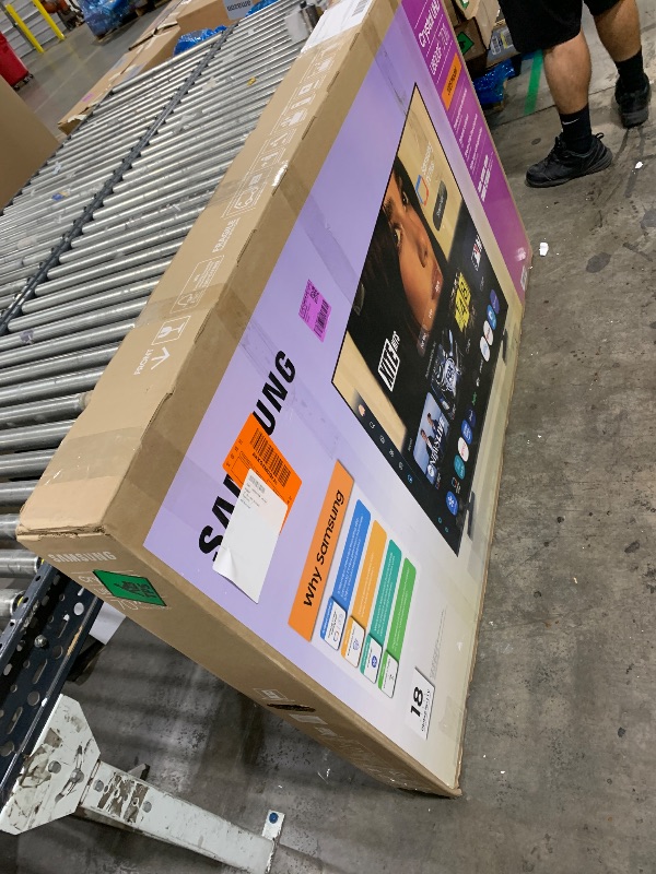 Photo 1 of Samsung 70-Inch Class Crystal UHD U8000F 4K Smart TV (2025 Model) Endless Free Content, Crystal Processor 4K, MetalStream Design, Knox Security, Alexa Built-in SALVAGE PARTS ONLY