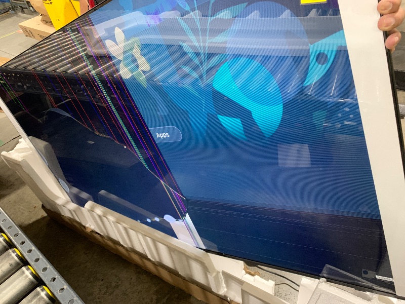 Photo 1 of Samsung 70-Inch Class Crystal UHD U8000F 4K Smart TV (2025 Model) Endless Free Content, Crystal Processor 4K, MetalStream Design, Knox Security, Alexa Built-in SALVAGE FOR PARTS ONLY