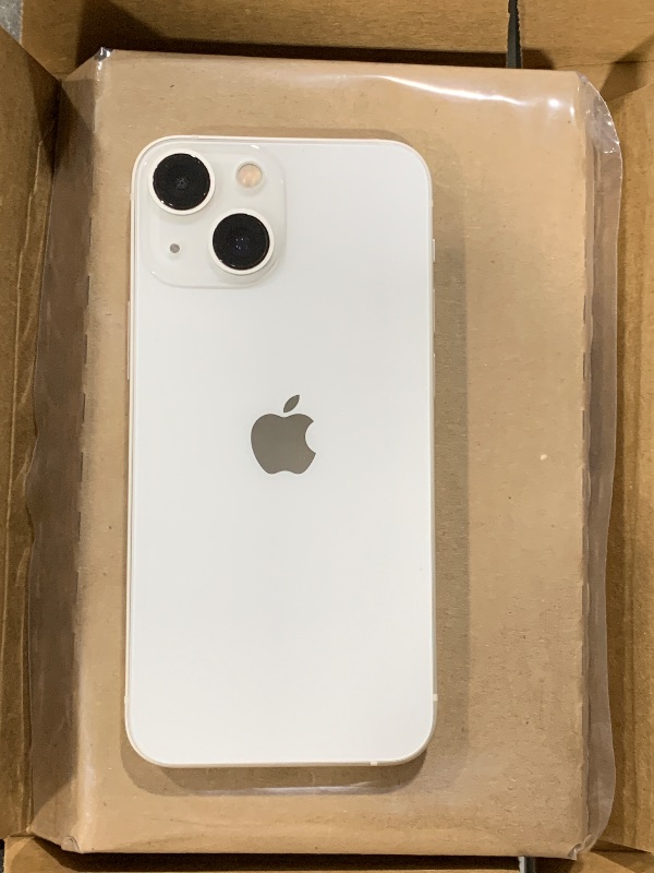 Photo 1 of Apple iPhone 13 Mini, 256GB, Starlight - Unlocked (Renewed)