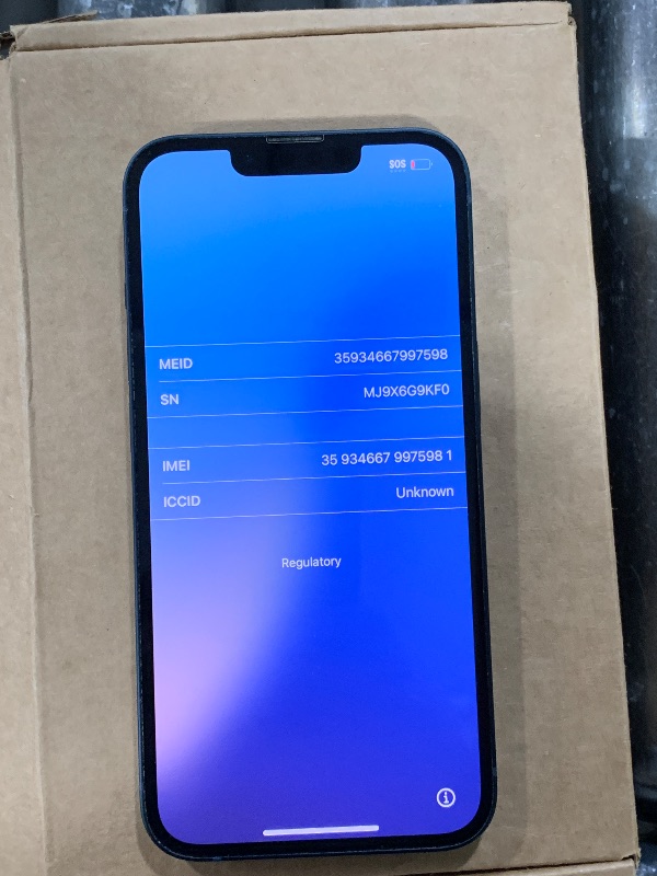 Photo 1 of Apple iPhone 13, 128GB, Midnight - Unlocked (Renewed)