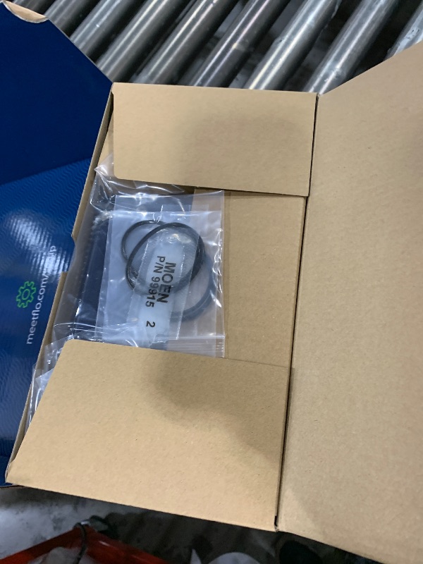 Photo 1 of Moen Flo 1-1/4-inch Smart Water Shut Off Valve, Smart Home Water Monitor Leak Detector, Wifi Connected, App Enabled Flow Meter and Shutoff, 900-002