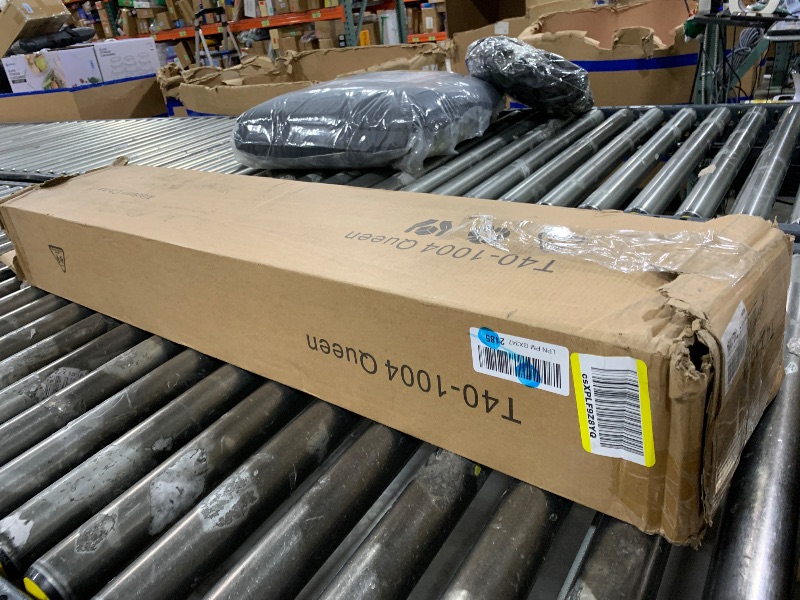 Photo 1 of ALDRICH 10 Inch Metal Bed Frame Queen Size - Double Black Basic Steel Slats Platform, Easy Assembly Heavy Duty Noise Free Bedframes, No Box Spring Needed