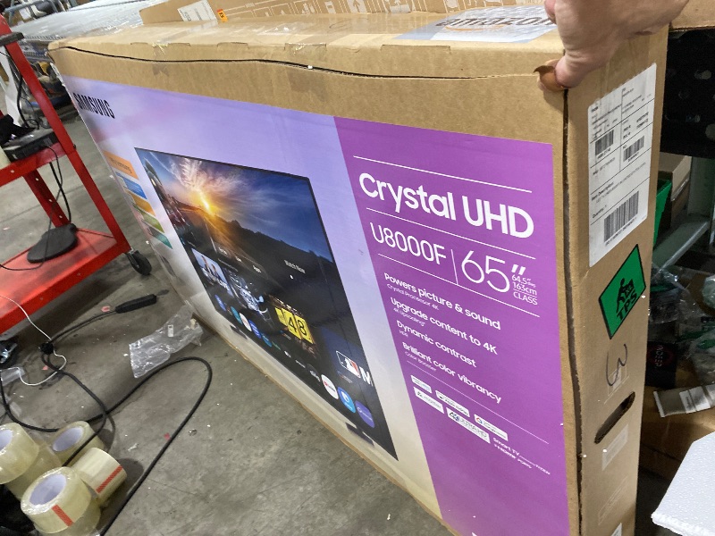 Photo 1 of Samsung 65-Inch Class Crystal UHD U8000F 4K Smart TV (2025 Model) Endless Free Content, Crystal Processor 4K, MetalStream Design, Knox Security, Alexa Built-in