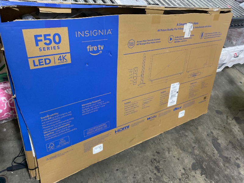 Photo 1 of INSIGNIA 70-inch Class F50 Series LED 4K UHD Smart Fire TV with Alexa Voice Remote (NS-70F501NA26)