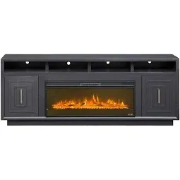Photo 1 of fireplace cabinet BLACK