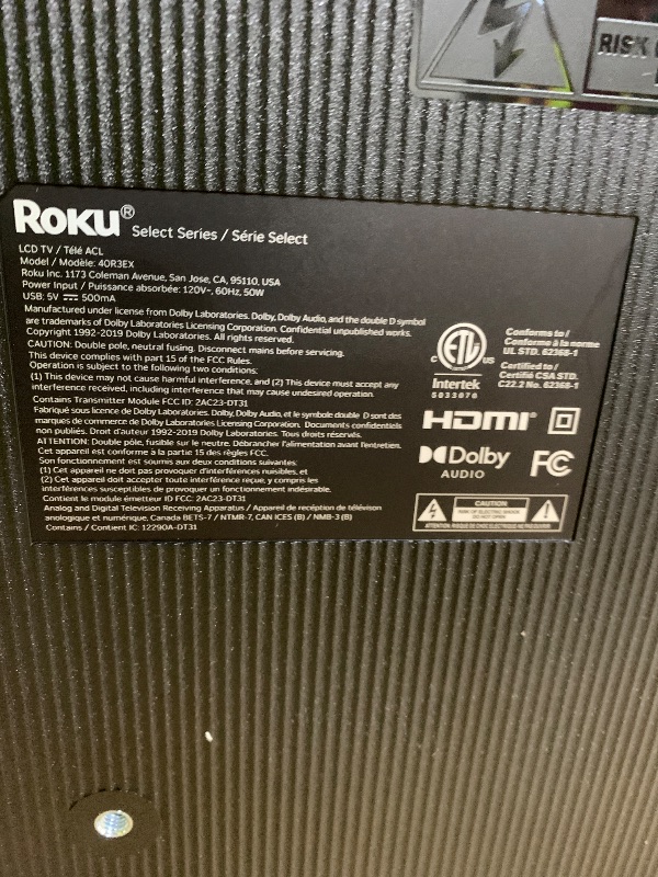 Photo 1 of Roku Smart TV 2026 – 40-Inch Select Series, 1080p Full HD TV – Roku TV with Voice Remote – Flat Screen LED Television with Wi-Fi for Streaming Live Local News Sports & Movies, Bluetooth Headphone Mode
