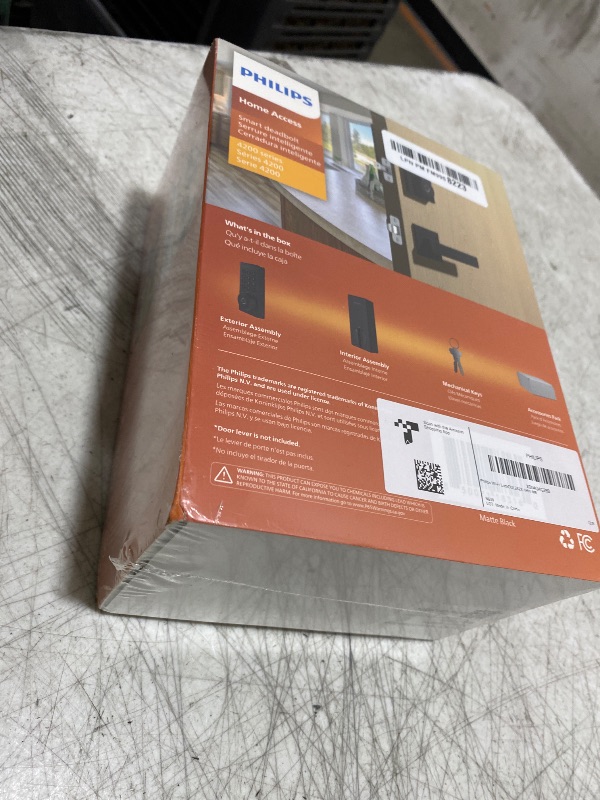 Photo 1 of Philips Wi-Fi Door Lock, WiFi Smart Lock Keyless Entry Deadbolt for Front Door, Compatible with Alexa & Google Assistant, Remote Control, Built-in WiFi, APP Fingerprint Passcode Unlock, Auto Locking