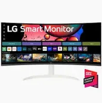 Photo 1 of 34 Inch Smart Monitor WQHD 21:9 Curved Screen 100Hz with webOS