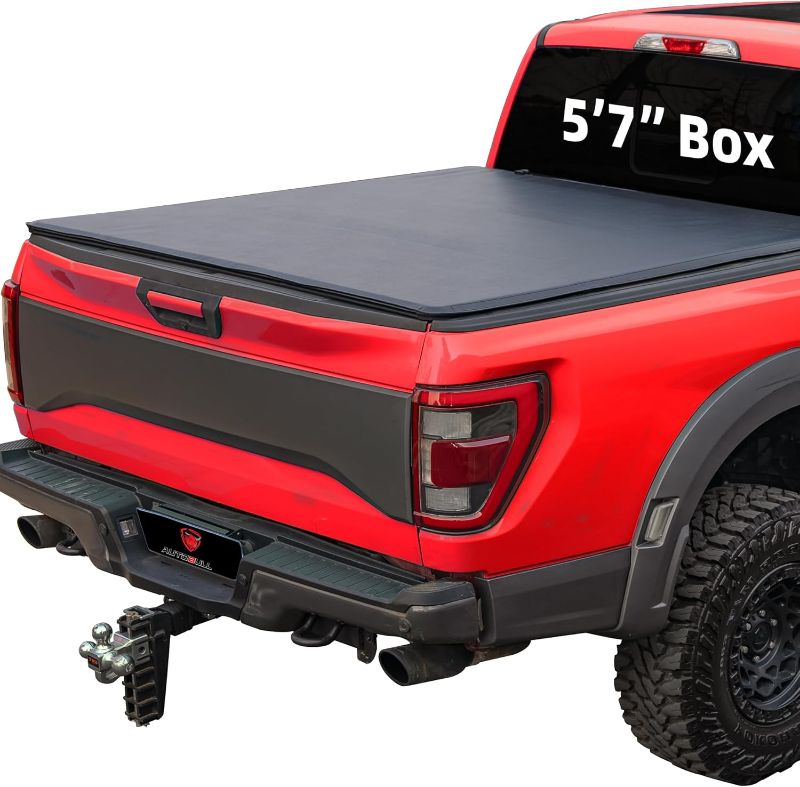 Photo 1 of Soft Roll-up tonneau Cover Compatible with 2009-2026 Dodge Ram 1500 5.7ft Bed (67.4") w/o Rambox&Split Tailgate, PVC Top Alloy Steel Structure
