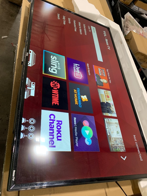 Photo 1 of Roku Smart TV 2026 – 50-Inch Select Series, 4K QLED TV – Roku TV with Voice Remote – Flat Screen QLED Television with Wi-Fi for Streaming Live Local News, Sports, & Movies – Bluetooth Headphone Mode