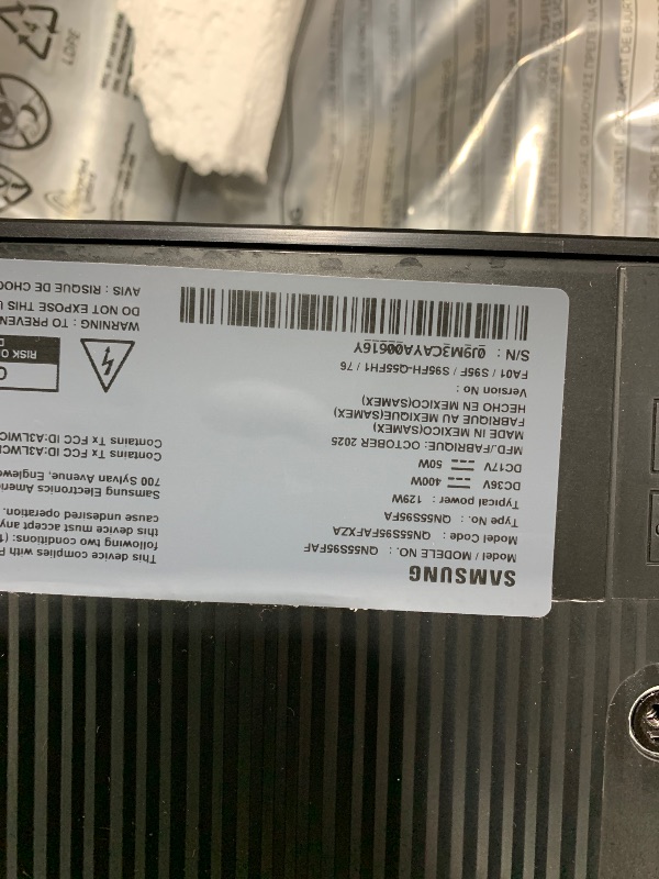 Photo 1 of Samsung 55-Inch Class OLED S95F 4K Glare Free Smart TV (2025 Model) NQ4 AI Gen3 Processor, HDR Pro, Motion Xcelerator 164Hz, Dolby Atmos, Samsung Vision AI, Alexa Built-in